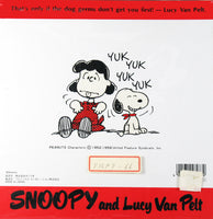 Snoopy and Lucy Spiral - Bound Hardback Address Book - Rare Japanese Sample! - snoopn4pnuts.com
