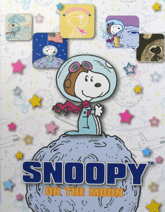 Snoopy On The Moon Hardback Photo Album With 2 CD Pockets - snoopn4pnuts.com