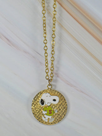Snoopy Jogger Enamel Necklace - snoopn4pnuts.com