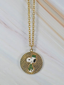 Snoopy Military Officer Enamel Necklace - snoopn4pnuts.com