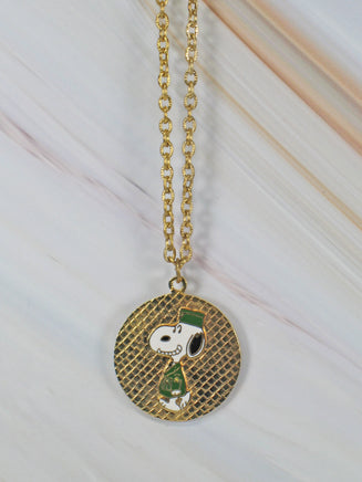 Snoopy Military Officer Enamel Necklace - snoopn4pnuts.com