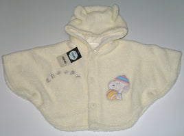 Snoopy Lined Sherpa Fleece Toddler Cape With Snoopy Ears - Very High Quality! - snoopn4pnuts.com