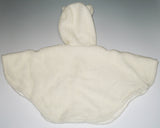 Snoopy Lined Sherpa Fleece Toddler Cape With Snoopy Ears - Very High Quality!