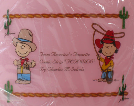 Peanuts Cowboys Kids Cup With Lid - snoopn4pnuts.com