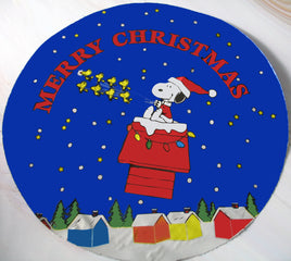 Snoopy Santa Christmas 9" Balloon (Air Fill/NOT Helium) - snoopn4pnuts.com