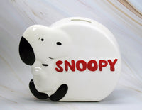 Snoopy Thin Ceramic Bank - snoopn4pnuts.com
