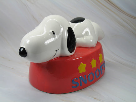Snoopy On Base (Dog Dish?) Bank - snoopn4pnuts.com