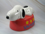 Snoopy On Base (Dog Dish?) Bank