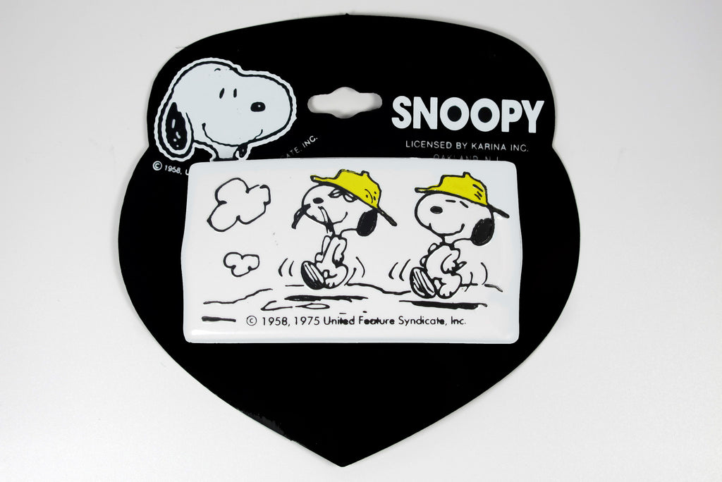 Spike and Snoopy Melamine Barrette