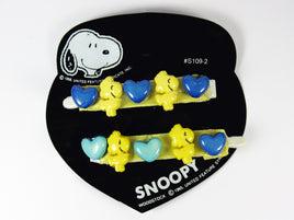 Woodstock Hearts Barrette Set - snoopn4pnuts.com