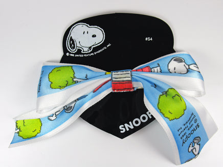 Snoopy Satin Bow Barrette