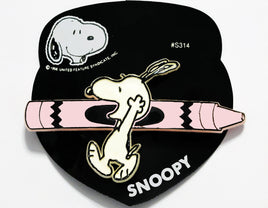 Snoopy Large Crayon - Shaped Barrette - snoopn4pnuts.com