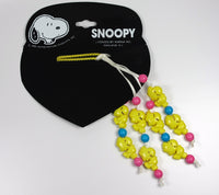 Woodstock Pony Tail Holder Hair Band With Dangling Pendants