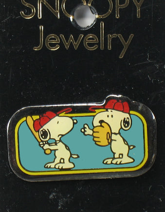 Snoopy Baseball Pin - snoopn4pnuts.com