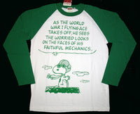 Snoopy Flying Ace Baseball-Style Shirt