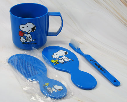 Snoopy Children's 5-Piece Toiletries Travel Kit (Great For Taking On Overnight Trips)