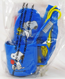 Snoopy Children's 5-Piece Toiletries Travel Kit (Great For Taking On Overnight Trips)