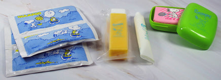 Snoopy 7 - Piece Toiletries Travel Kit - snoopn4pnuts.com