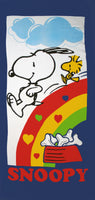 Snoopy Beach Towel - Rainbow Snoopy (Used But Very Good Condition)