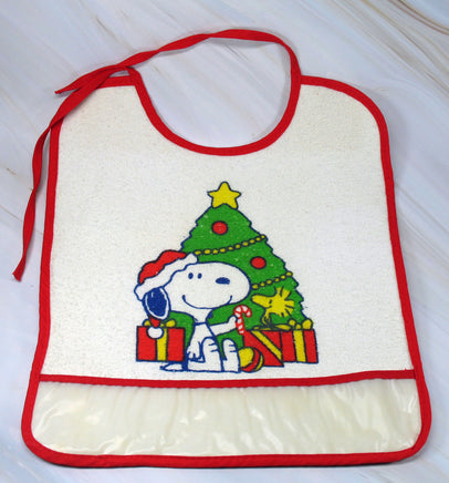 Snoopy Cloth and Vinyl Bib - snoopn4pnuts.com