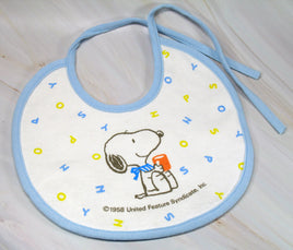 Snoopy Soft Cotton Bib - snoopn4pnuts.com