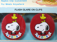 Snoopy Melamine Napkin Clips - snoopn4pnuts.com