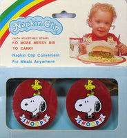 Snoopy Melamine Napkin Clips - snoopn4pnuts.com