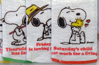 Snoopy "Days of the Week" Drooler Bib Set - snoopn4pnuts.com