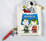 Snoopy Literary Ace Vintage Mini Clipboard / Binder