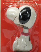 Snoopy Vintage Bobblehead With Self - Adhesive Mounting Tab - snoopn4pnuts.com