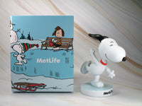 Met life Snoopy Skating Bobblehead (Includes Decorative Gift Box)