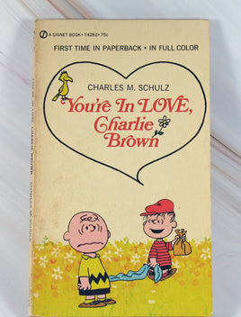 You're In Love, Charlie Brown Book (Colored Pages) FIRST EDITION - snoopn4pnuts.com