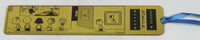 Charles Schulz Museum Metal Bookmark - Metallic Brass Finish - snoopn4pnuts.com