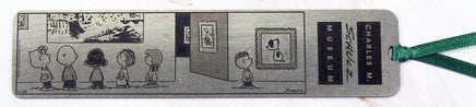 Charles Schulz Museum Metal Bookmark - Silver Metallic Finish - snoopn4pnuts.com