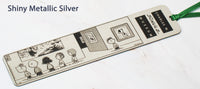 Charles Schulz Museum Metal Bookmark - Silver Metallic Finish - snoopn4pnuts.com