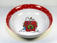 Snoopy Christmas Bowl
