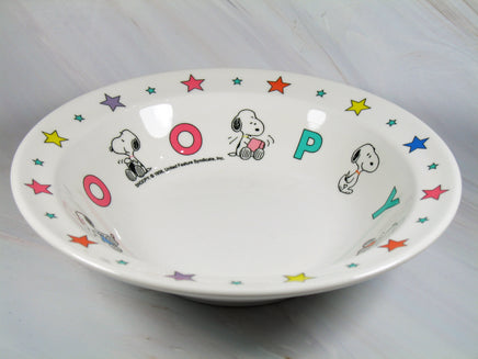 Peanuts Melamine Soup Bowl - RARE Japanese Sample! - snoopn4pnuts.com