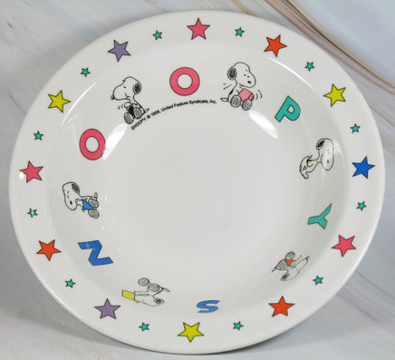 Peanuts Melamine Soup Bowl - RARE Japanese Sample! - snoopn4pnuts.com