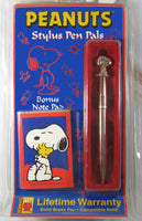Snoopy Brass Pen and Notepad Set (FREE PEN REFILL!) - snoopn4pnuts.com