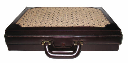 Snoopy Vintage Leather Attache (Briefcase) With Locks and Keys - RARE! (Hinges Don't Support Lid) - snoopn4pnuts.com
