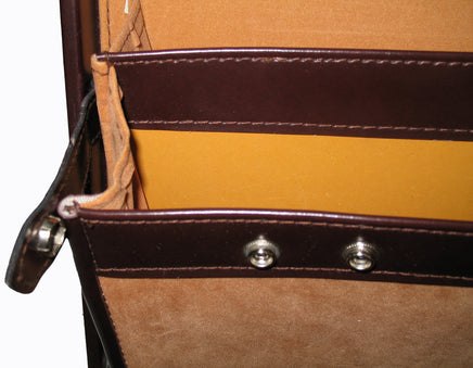 Snoopy Vintage Leather Attache (Briefcase) With Locks and Keys - RARE! (Hinges Don't Support Lid) - snoopn4pnuts.com