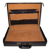 Snoopy Vintage Leather Attache (Briefcase) With Locks and Keys - RARE! (Hinges Don't Support Lid) - snoopn4pnuts.com