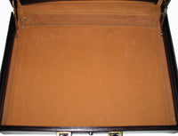 Snoopy Vintage Leather Attache (Briefcase) With Locks and Keys - RARE! (Hinges Don't Support Lid) - snoopn4pnuts.com