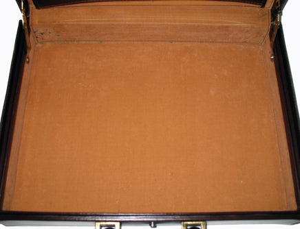 Snoopy Vintage Leather Attache (Briefcase) With Locks and Keys - RARE! (Hinges Don't Support Lid) - snoopn4pnuts.com