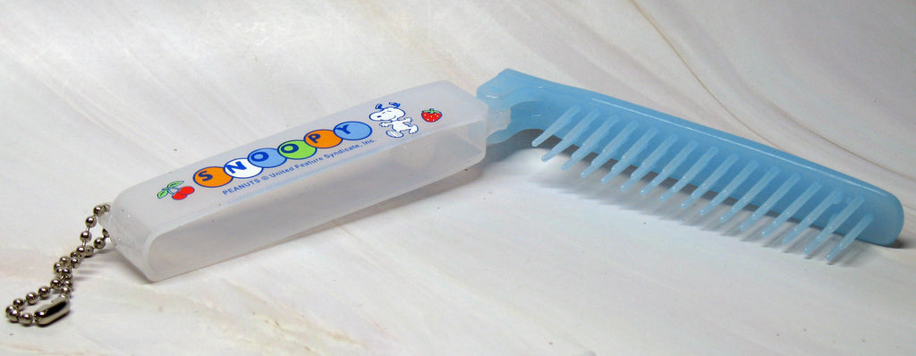 Snoopy Compact Pocket and Purse Size Folding Hair Brush