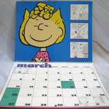 1994 Peanuts Gang 12-Month Spiral Wall Calendar - NEW!