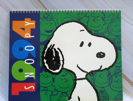 1994 Peanuts Gang 12 - Month Spiral Wall Calendar - NEW! - snoopn4pnuts.com