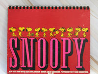 1974 Vintage Peanuts Gang 12-Month Spiral Wall Calendar