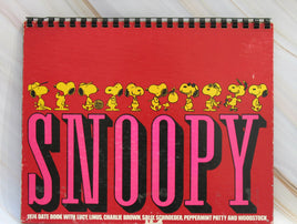 1974 Vintage Peanuts Gang 12 - Month Spiral Wall Calendar - snoopn4pnuts.com