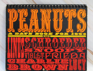 1964 Vintage Peanuts Gang 12-Month Spiral Wall Calendar
